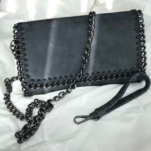 Faux Leather Cross body/Clutch Bag